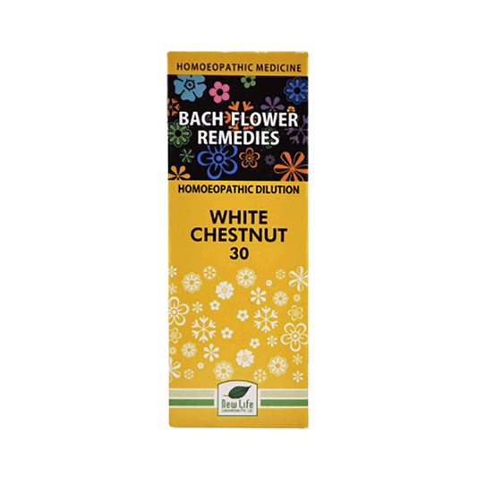 New Life Bach Flower White Chestnut (30ml) - Golden-Patel Son