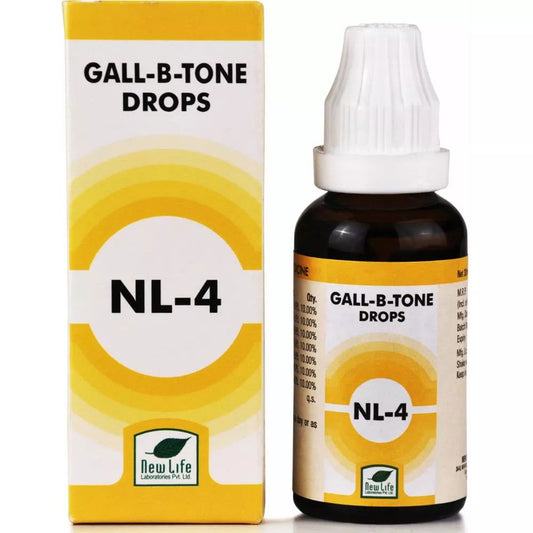 New Life NL-4 (Gall B Tone Drops) (30ml) - Golden-Patel Son