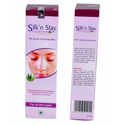 SBL Silk N Stay Aloevera Cream For Normal/Oily Skin (50g) - Golden-Patel Son