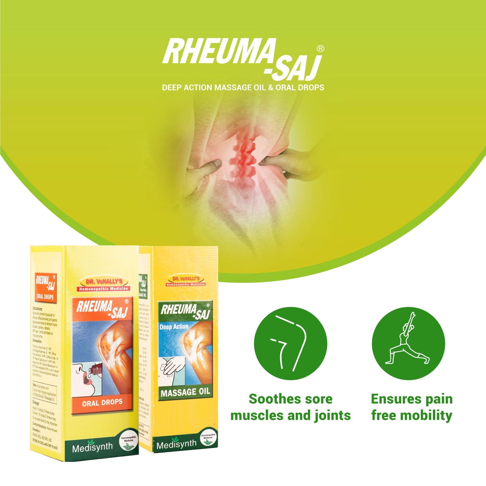 Rheumasaj Combo Pack - Golden-Patel Son