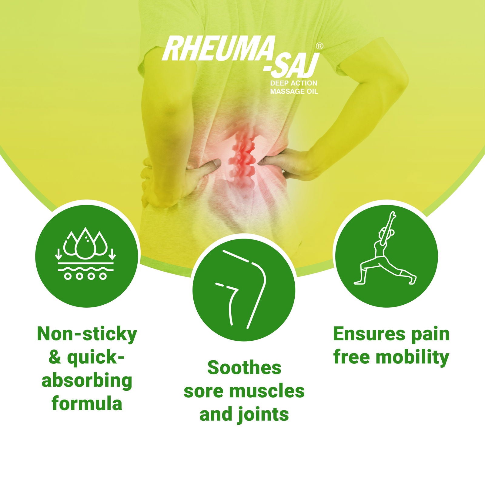 Rheumasaj Deep Action oil - Golden-Patel Son