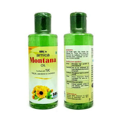 SBL Arnica Montana Hair Oil (100ml) - Golden-Patel Son