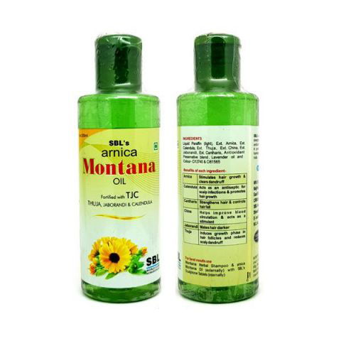 SBL Arnica Montana Hair Oil (100ml) - Golden-Patel Son