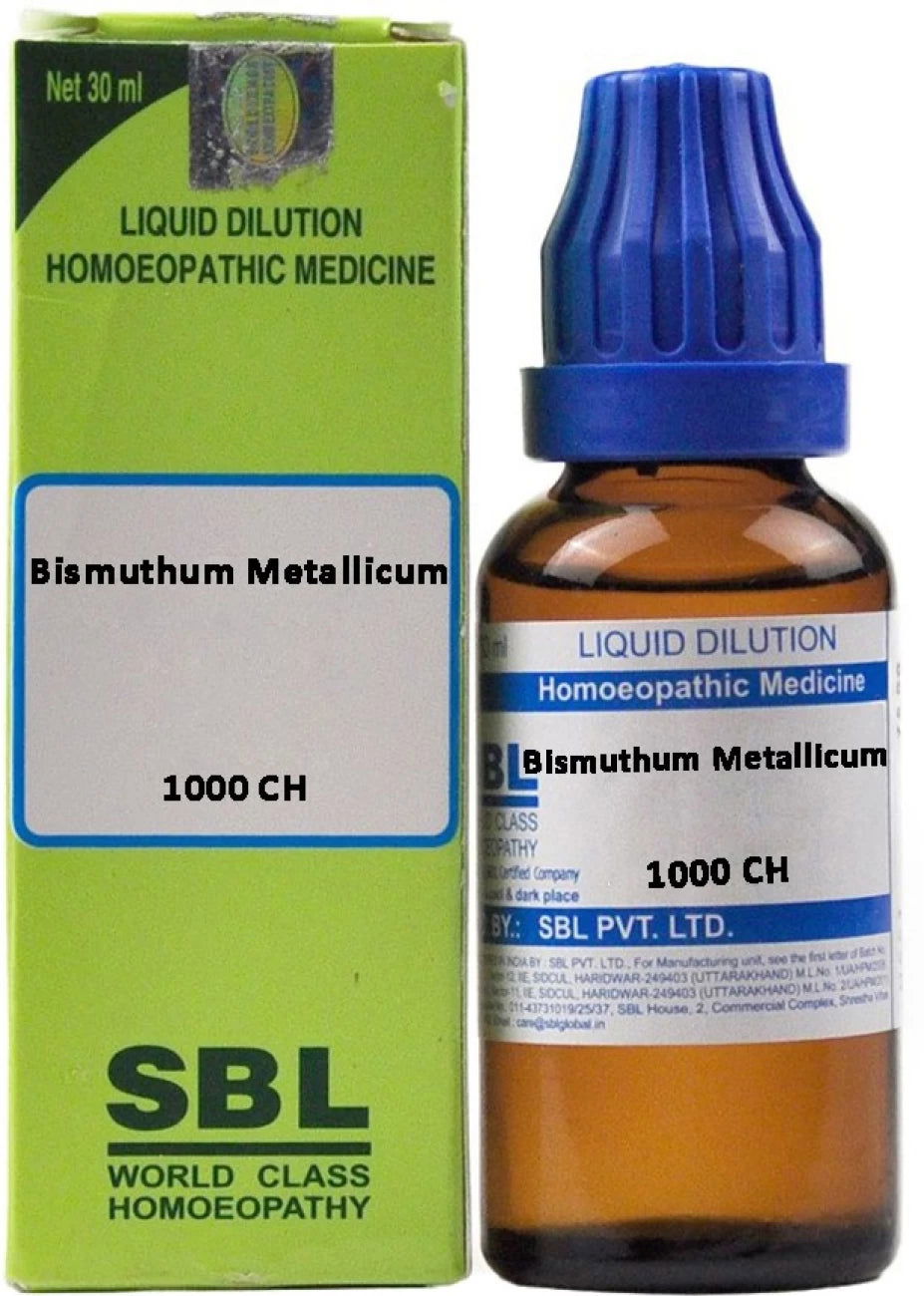SBL Bismuthum Metallicum 30 CH (30ml) - Golden-Patel Son