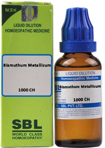 SBL Bismuthum Metallicum 30 CH (30ml) - Golden-Patel Son