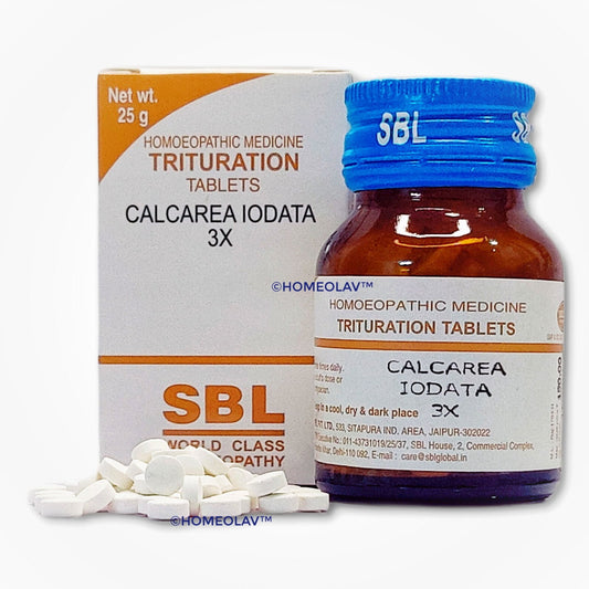 SBL Calcarea Iodatum 3X (25g) - Golden-Patel Son