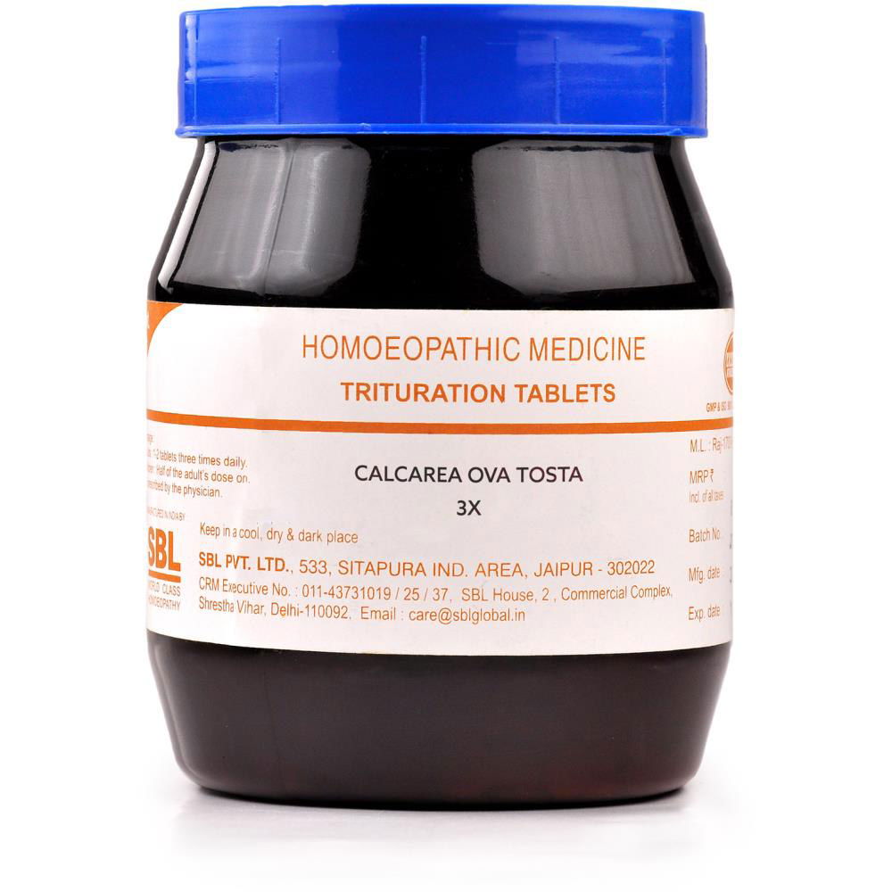 SBL Calcarea Ova Tosta 3X (450g) - Golden-Patel Son