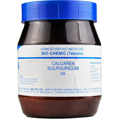 SBL Calcarea Sulphuricum 3X (450g) - Golden-Patel Son