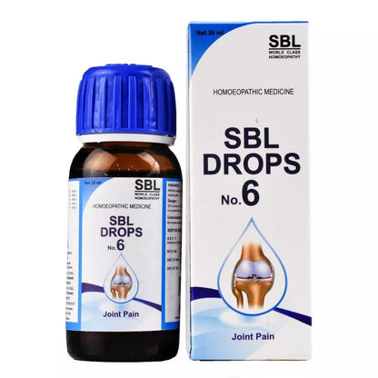 SBL Drops No 6 Joint Pain (30ml) - Golden-Patel Son