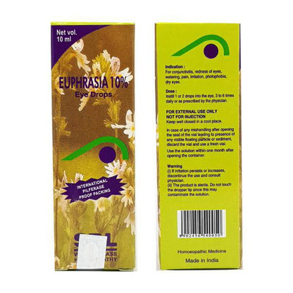 SBL Euphrasia(10%) Eye Drops (10ml) - Golden-Patel Son