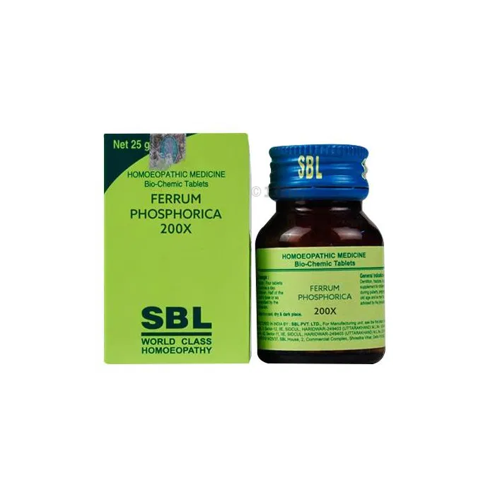 SBL Ferrum Phosphoricum 200X (25g) - Golden-Patel Son