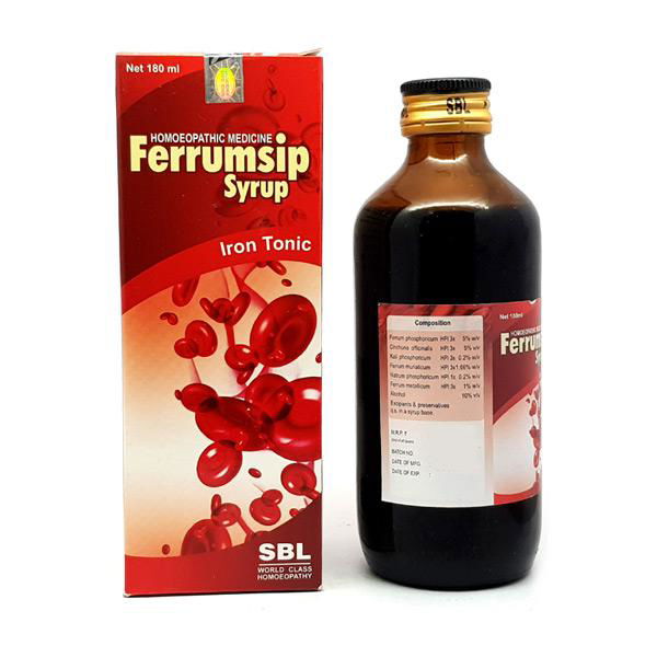 SBL Ferrumsip Syrup (180ml) - Golden-Patel Son