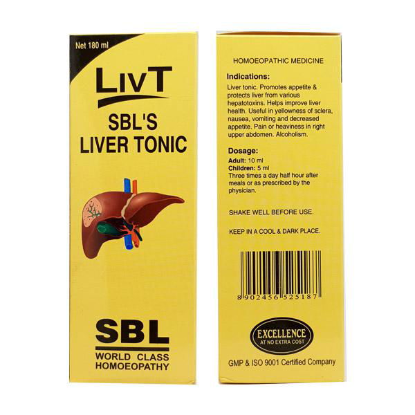 SBL Liv-T Syrup (115ml) - Golden-Patel Son