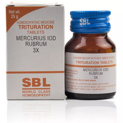 SBL Mercurius Iodatus Rubrum 3X (25g) - Golden-Patel Son
