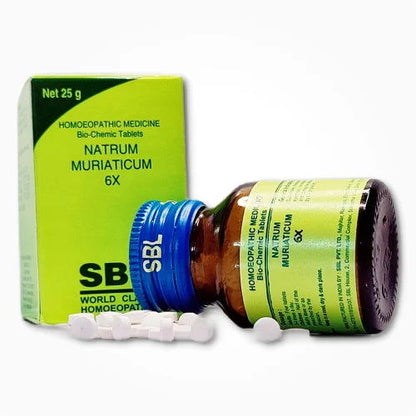 SBL Natrum Muriaticum 6X (25g) - Golden-Patel Son