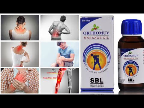 SBL Orthomuv Massage Oil (60ml) - Golden-Patel Son