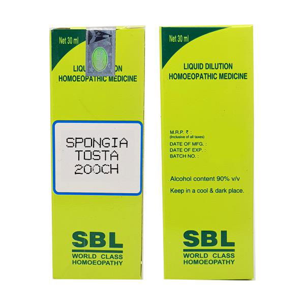 SBL Spongia Tosta 200 CH (30ml) - Golden-Patel Son