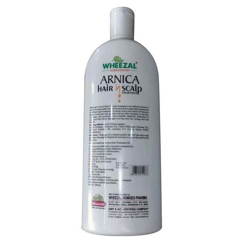 Wheezal Arnica Hair and Scalp Shampoo (500ml) - Golden-Patel Son