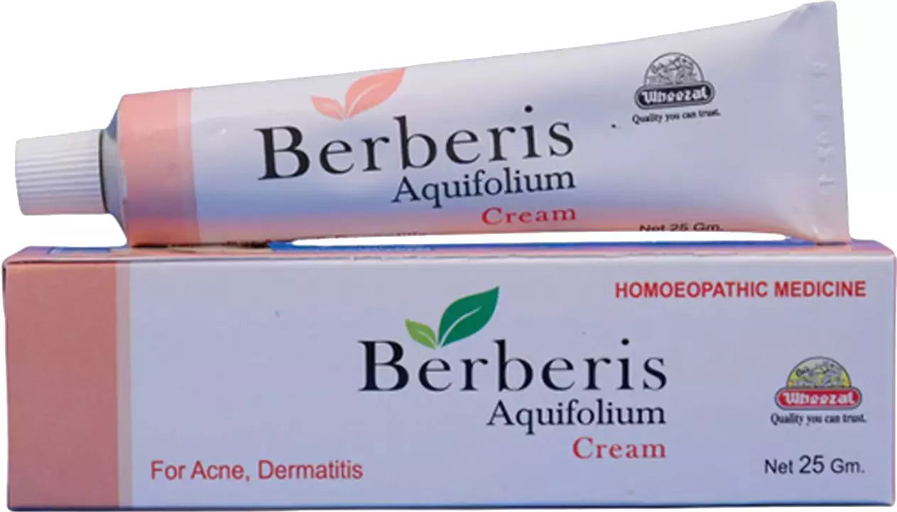 Wheezal Berberis Aqu Cream (25g) - Golden-Patel Son