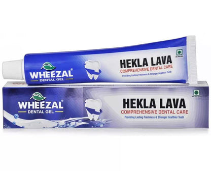 Wheezal Hekla Lava Dental Cream (Tooth Paste) (100g) - Golden-Patel Son