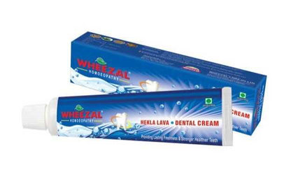 Wheezal Hekla Lava Dental Cream (Tooth Paste) (100g) - Golden-Patel Son