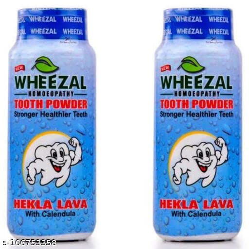 Wheezal Hekla Lava Tooth Powder (100g) - Golden-Patel Son