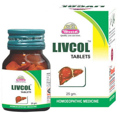 Wheezal Livcol Tablets (25g) - Golden-Patel Son