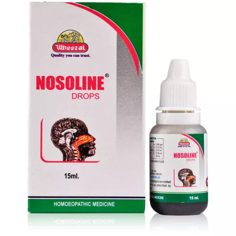 Wheezal Nosoline Drops (15ml) - Golden-Patel Son