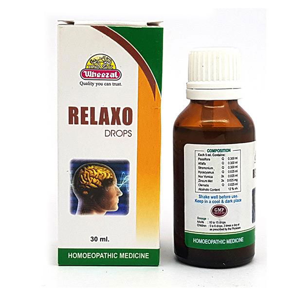 Wheezal Relaxo Drops (30ml) - Golden-Patel Son