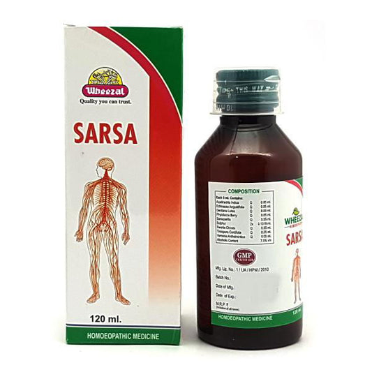 Wheezal Sarsa Syrup (200ml) - Golden-Patel Son