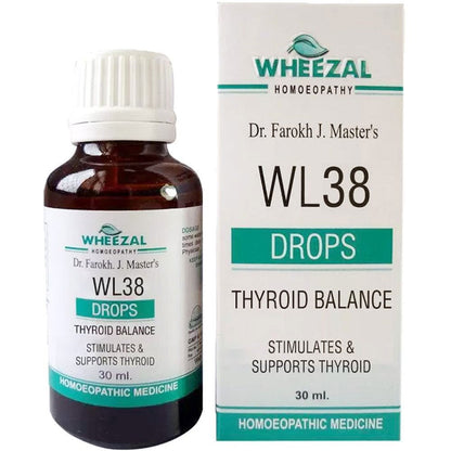 Wheezal WL-38 Thyroid Balance Drops (30ml) - Golden-Patel Son