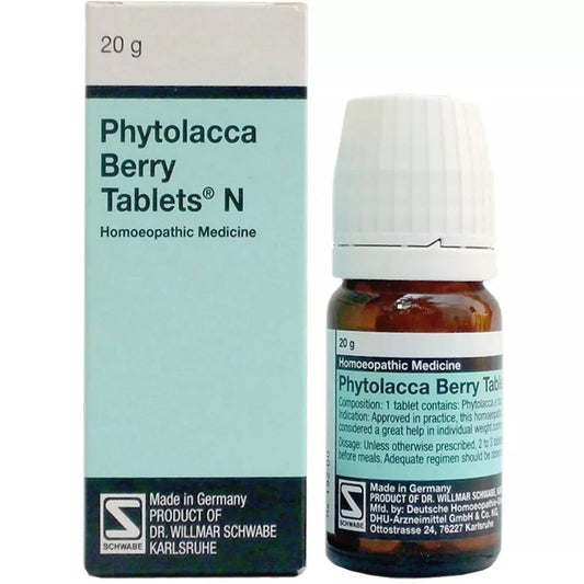Willmar Schwabe Germany Phytolacca Berry Tablets (20g) - Golden-Patel Son