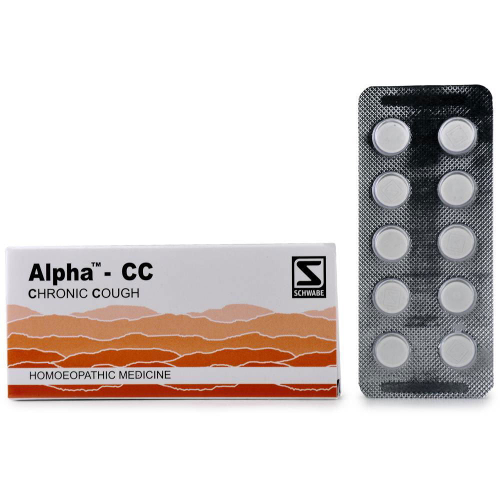 Willmar Schwabe India Alpha CC (Chronic Cough) (40tab) - Golden-Patel Son