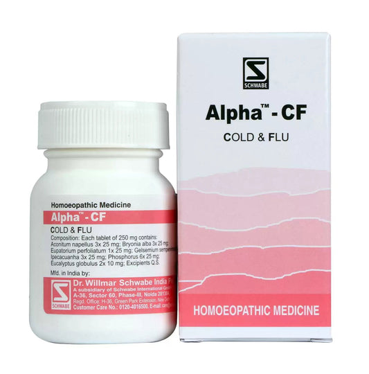 Willmar Schwabe India Alpha CF (Cold And Flu) (20g) - Golden-Patel Son