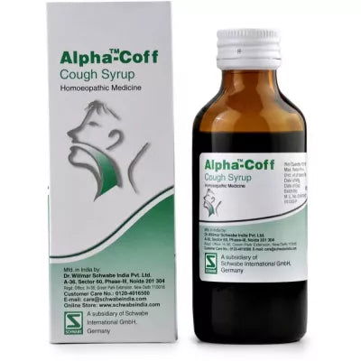 Willmar Schwabe India Alpha Coff (Cough Syrup) (100ml) - Golden-Patel Son