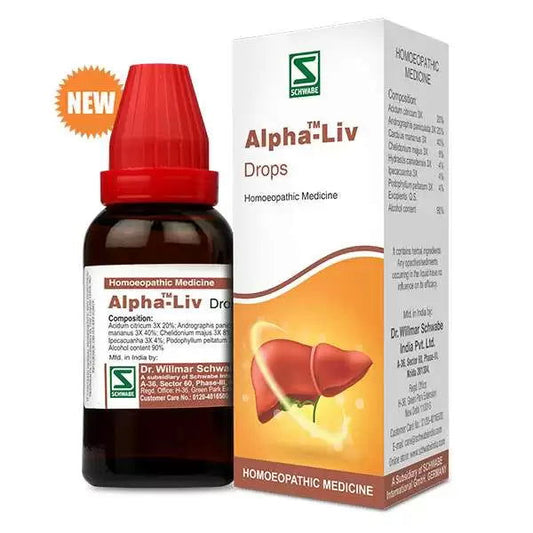 Willmar Schwabe India Alpha Liv Drops (30ml) - Golden-Patel Son