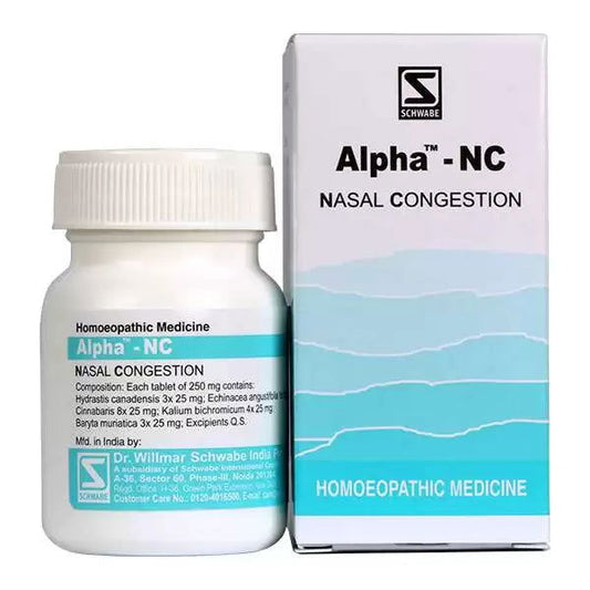 Willmar Schwabe India Alpha NC (Nasal Congestion) (20g) - Golden-Patel Son
