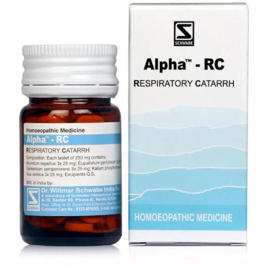 Willmar Schwabe India Alpha RC (Respiratory Catarrh) (20g) - Golden-Patel Son