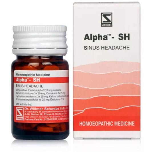 Willmar Schwabe India Alpha SH (Sinus Headache) (20g) - Golden-Patel Son