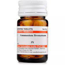 Willmar Schwabe India Ammonium Bromatum 3X (20g) - Golden-Patel Son