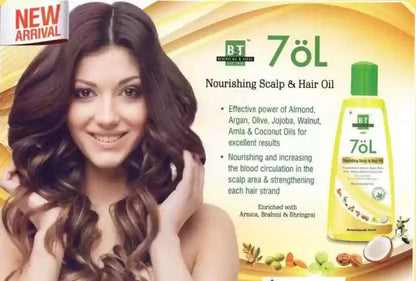Willmar Schwabe India B&T 7OL Nourishing Scalp & Hair Oil (200ml) - Golden-Patel Son