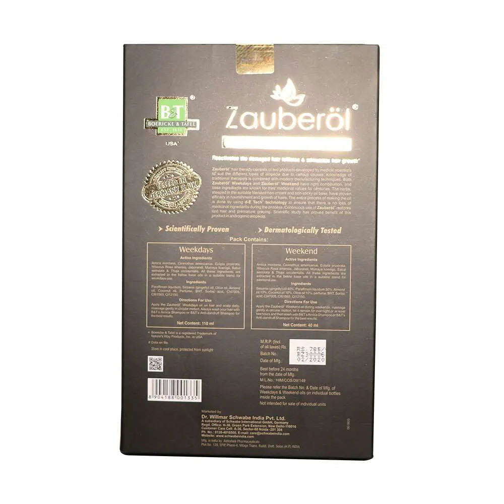 Willmar Schwabe India B&T Zauberol Oil (150ml) - Golden-Patel Son