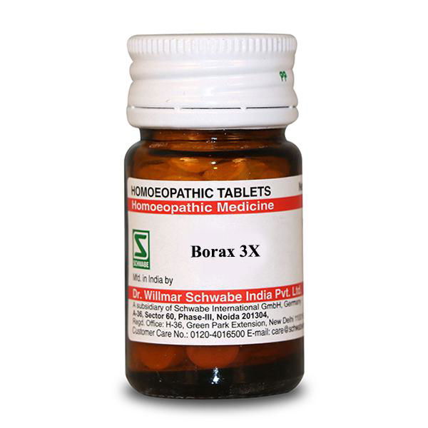 Willmar Schwabe India Borax 3X (20g) - Golden-Patel Son