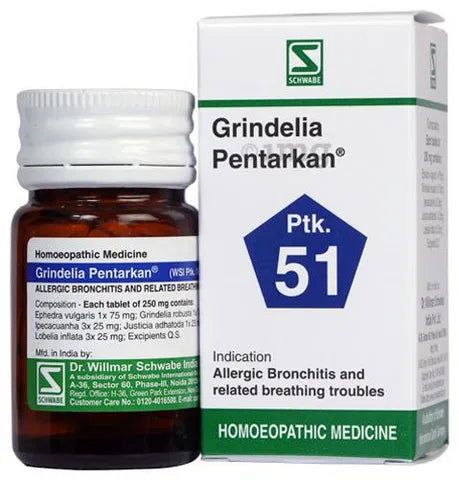 Willmar Schwabe India Grindelia Pentarkan (20g) - Golden-Patel Son