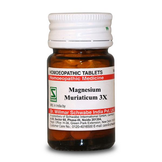 Willmar Schwabe India Magnesium Muriaticum 3X (20g) - Golden-Patel Son