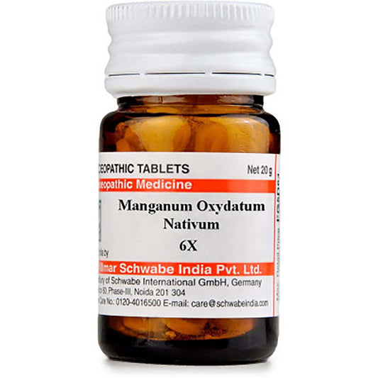 Willmar Schwabe India Manganum Oxydatum Nativum 6X (20g) - Golden-Patel Son