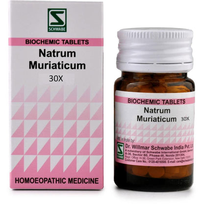 Willmar Schwabe India Natrum Muriaticum 30X (20g) - Golden-Patel Son