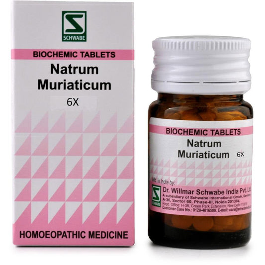 Willmar Schwabe India Natrum Muriaticum 6X (20g) - Golden-Patel Son