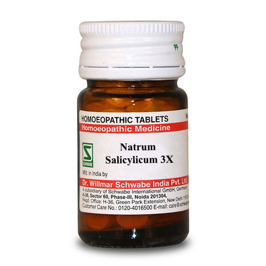 Willmar Schwabe India Natrum Salicylicum 3X (20g) - Golden-Patel Son