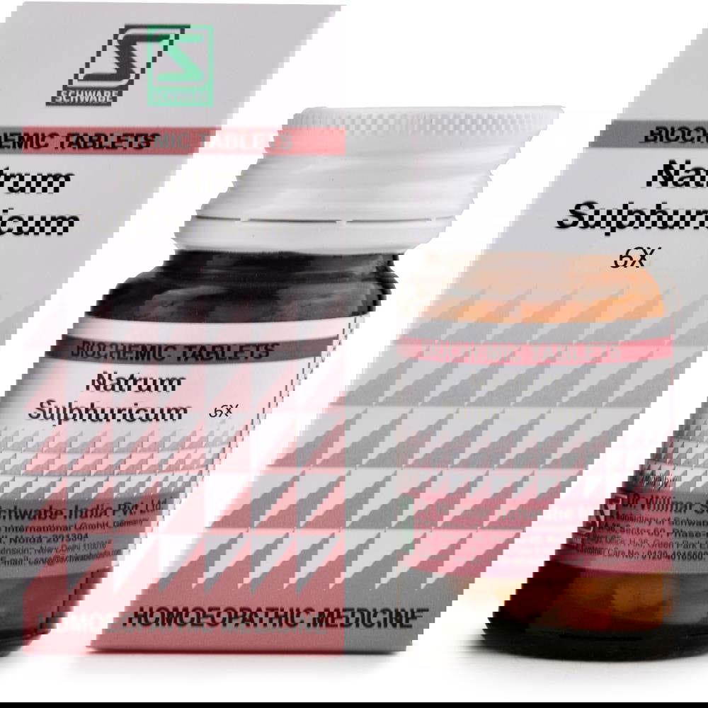 Willmar Schwabe India Natrum Sulphuricum 6X (20g) - Golden-Patel Son